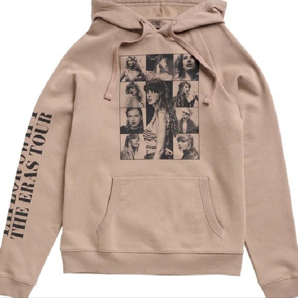 taylor swift the eras tour taupe hoodie - Picture 6 of 7